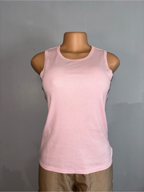 No Boundaries Tops - No Boundaries Light Pink Ribbed Tank Top